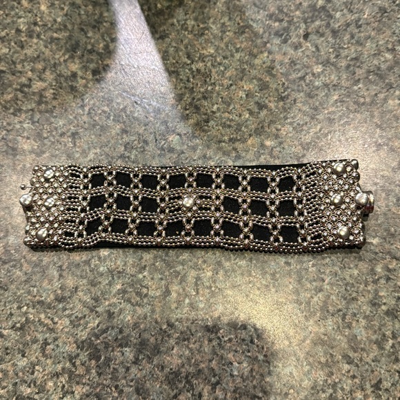 SG Liquid Metal Leather or Suede bracelet by ergio Gutierrez - Picture 2 of 6